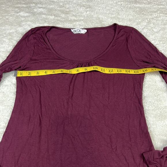 Deca Paris long sleeved drop waist dress in purple, size TO or xs - Picture 6 of 9
